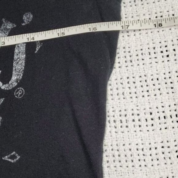 LAST CHANCE Bella Zac Brown Band #7 Concert Sz M Black SS T-shirt - Picture 6 of 7